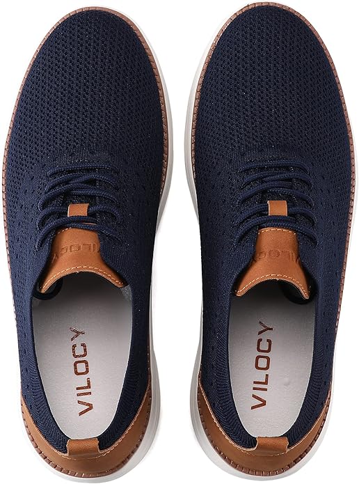 VILOCY Men's Sneakers Oxfords Walking Shoes