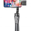 Compatible with Apple, Handheld Phone Gimbal Stabilizer 3-Axis PTZ Tripod Anti-Shake for Smartphone Vlog