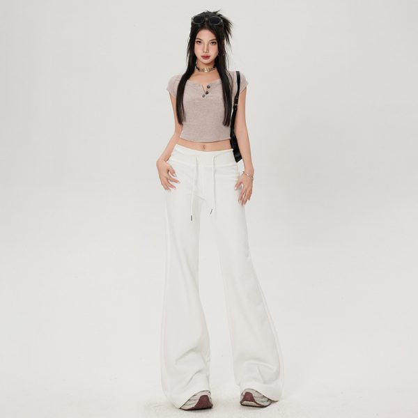 Women's Pants Casual Trousers for Women Hoof-length Floor-length Pants
