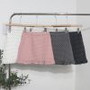 Black fungus edge polka dot skirt for women