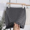 High waisted polka dot skirt
