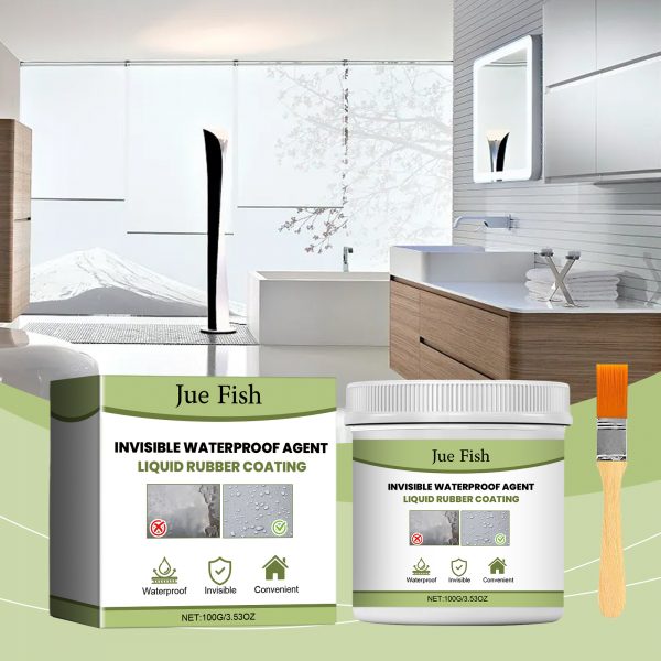 Jue-Fish  Waterproof Sealant, Waterproof Leak Repair Invisible Sealing Glue Household Smash Brick Waterproof Paint