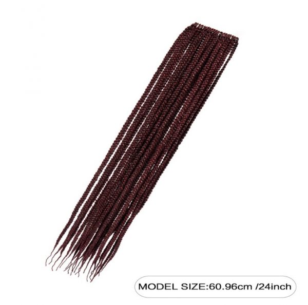 3S THREE STRAND Crochet Hair  Extensions Soft Synthetic Braiding Hair
