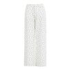 Women's Black and White Polka Dot Slimming Loose Straight Jeans  High Waist Wide Leg Pants