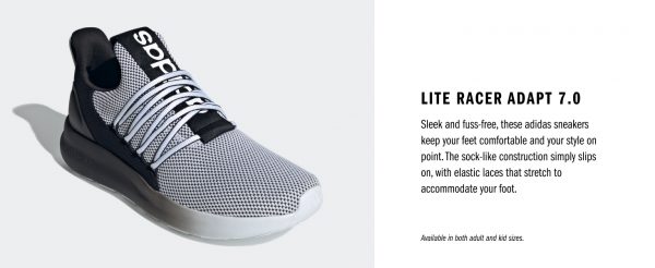 Adidas Men's Lite Racer Adapt 7.0 Sneaker