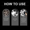 Homonth Tire Shine Spray Automotive Wheels Clean Polishing Coating Liquid Tire Care Coating Agent