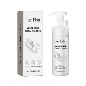 Jue-Fish White Shoe Foam Cleaner Cleans And Removes Stains And Brightens Multi-Functional Shoe Polish Foam Cleaner