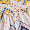 Girls Autumn Clothing Dress Western Style Big Children Floral Girl's Dress