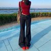 Women's Autumn and Winter Low-Waist Jeans Slimming Tapered Leg Pants