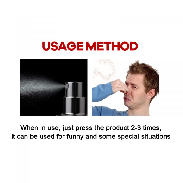 Fart Pepper Spray, Liquid Odor Pranks Portable Spray For April Fool's Day Pranks