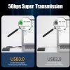 USB 3.0 A Male To A Male Cable Data Transfer Super Speed Power Charger Metal 6FT