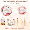 Thanksgiving Plates And Napkins Party Supplies Tableware Set