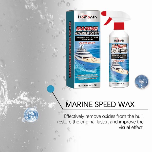 Homonth Marine Foam Cleaning Agent, Maintenance, Cleaning And Decontamination Marine Hull Portable Cleaner