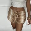 Splicing low waisted spicy girl shorts