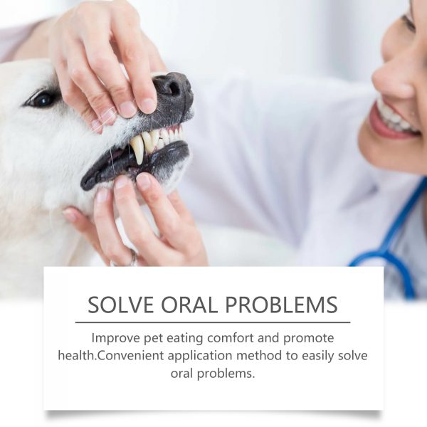 Yegbong Pet Oral Repair Gel, Pet Oral Cleaning And Tooth Stain Removal Yellow Daily Care Gel