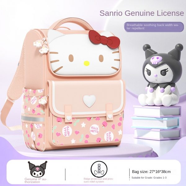 Cromi Backpack for Girls and Children in Grades 1-6 - Spine Protection and Load Reduction