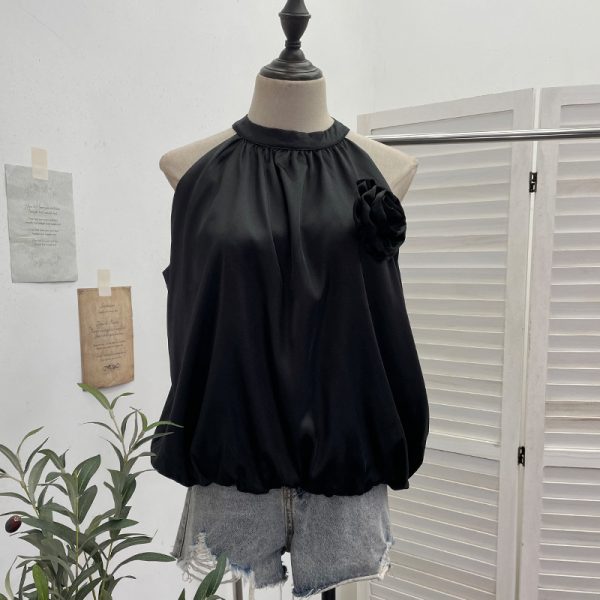 Off shoulder neck vest for women