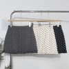 High waisted polka dot skirt