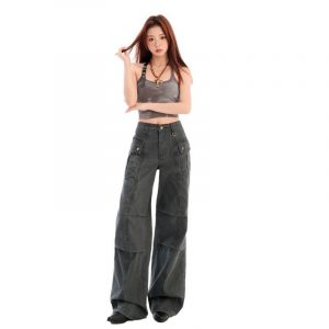 Women's Pants Design Casual Work Trousers Loose Narrow Version Slim Straight Leg Pants