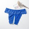 Women's sexy underwear with open crotch lace