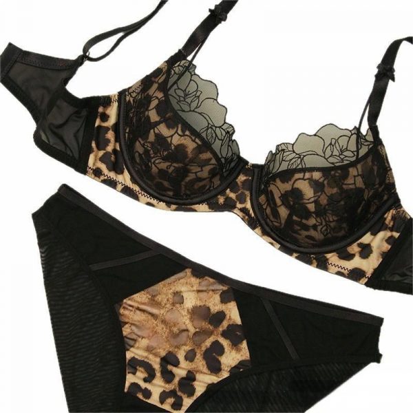 Summer Cross Pattern Lace Women's Underwear Sexy Push-Up Bra