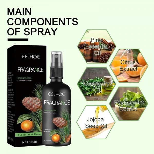 EELHOE  Air Freshening Fragrance Spray, Indoor Bedroom Lasting Fragrance Toilet Car Deodorant Freshener