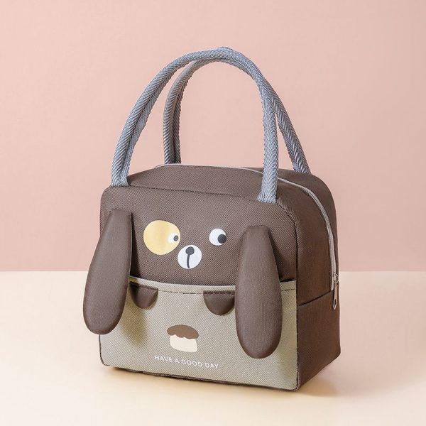 Portable Insulated Thermal Picnic Food Lunch Bag Box Cartoon Tote Food Fresh Cooler Bags Pouch