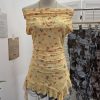 Floral slimming ribbon T-shirt