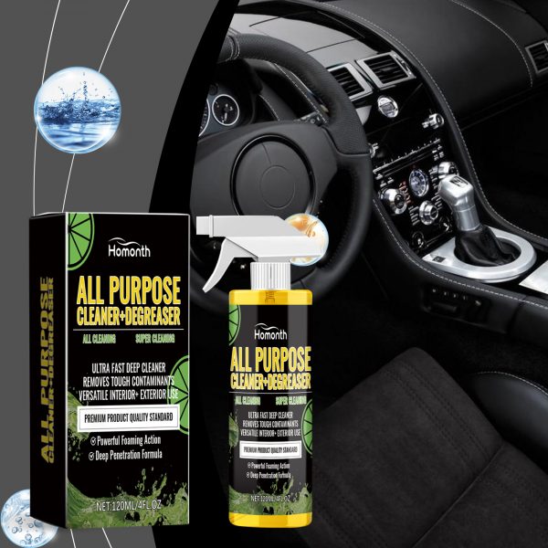 Homonth Multi-Purpose Interior Cleaner, Automotive Multi-Purpose Interior Cleaner Blend Foam Bright Refurbishment
