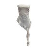 Lace strapless irregular ruffled ribbon sleeveless top
