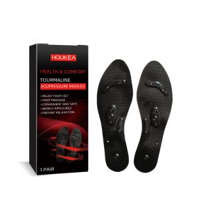 Tourmaline Acupressure Insoles, Foot Care Vein Repair Body Toning Body Care Foot Pads