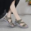 Sports sandals with printed Velcro plus size women's shoes