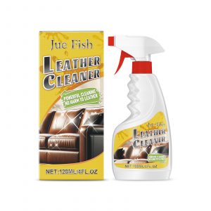 Jue-Fish Leather Cleaner, Sofa Leather Stain Cleaner Leather Furniture Refurbished Cleaning Care Agent