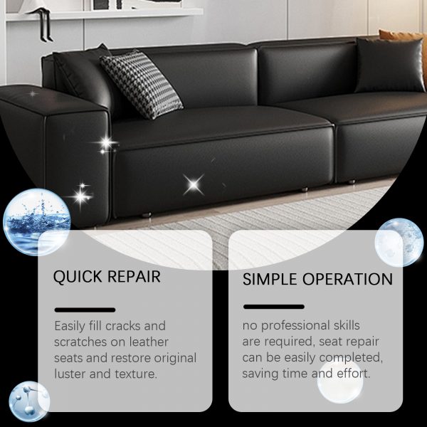 Homonth Car Leather Seat Repair Kit Furniture Sofa Seat Car Interior Repair Maintenance