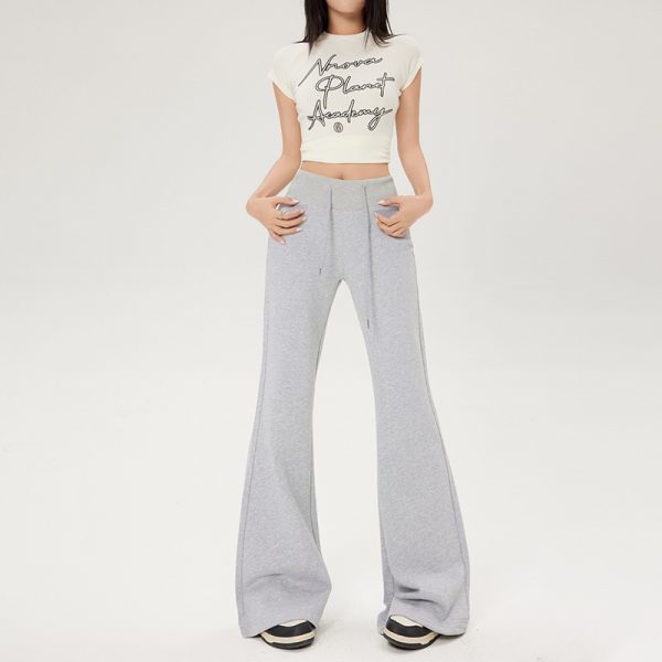 Women's Pants Casual Trousers for Women Hoof-length Floor-length Pants