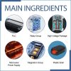 Automotive Snow Removal Tools, Glass Deicing Snow Melting Fast Portable Mini Deicer