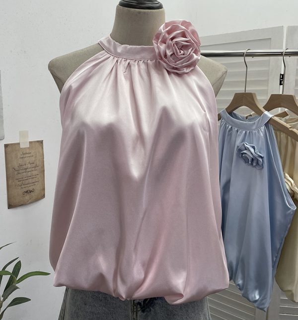 Off shoulder neck vest for women