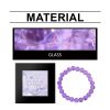 Purple Bracelet Purple Rabbit Hair Crystal Personality Trend Fashion With Purple Hand Beaded Bracelet