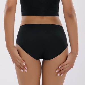 Underwear Women's Mid-Waist Hip-Lifting Breathable Ladies' Briefs