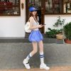 Women's Striped Bubble Pants Summer Hot Pants Spicy Girl Casual Puffy Beach Lantern Shorts