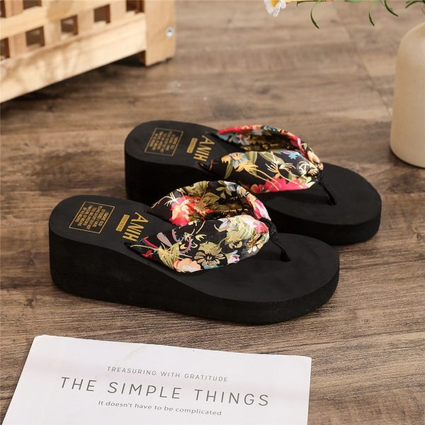 Cross-border European and American Style Women's Sandals New Fashionable Outdoor Wear Small Size Height-increasing Flat Heel Thick Sole Sandals Summer