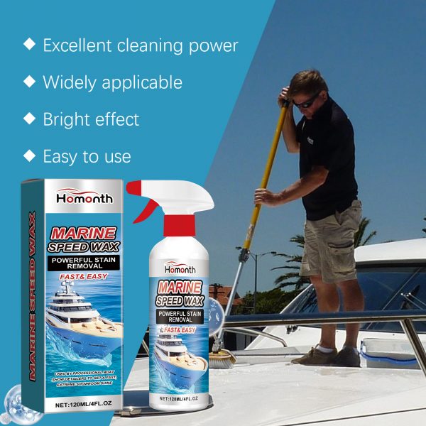 Homonth Marine Foam Cleaning Agent, Maintenance, Cleaning And Decontamination Marine Hull Portable Cleaner