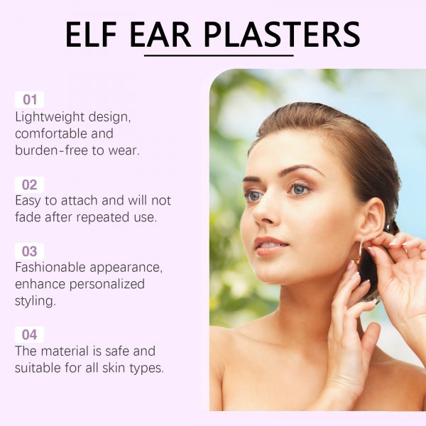 Eelhope Fairy Ear Mask Ear Flapper Ear Invisible Comfortable Breathable Waterproof Support Ear Attachment