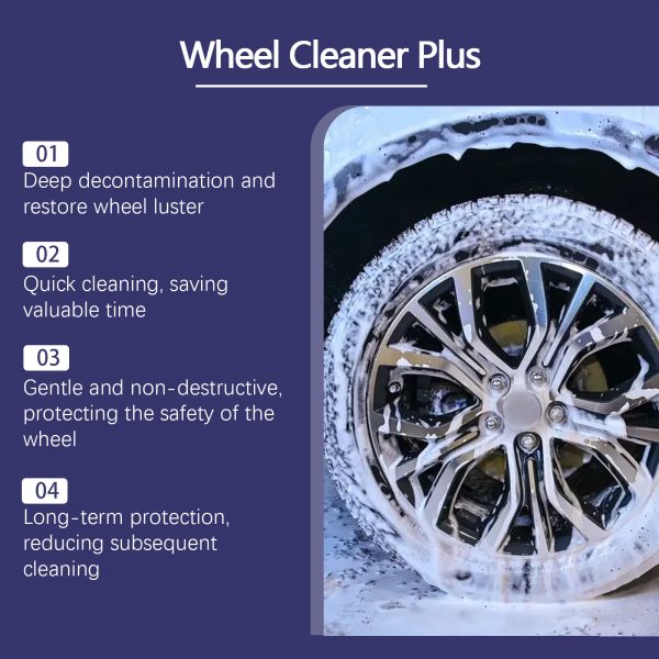 Rayhong Car Wheel Cleaner Car Wheel Wheel Hub Yellow Cleaning Stains Repair Wheel Rust Removal
