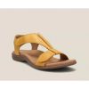 Flat bottomed arch massage Velcro one line casual beach sandals