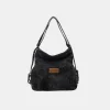 Adjustable Strap Denim Shoulder Bag
