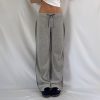 Straight leg wide leg long athletic sweatpants for women