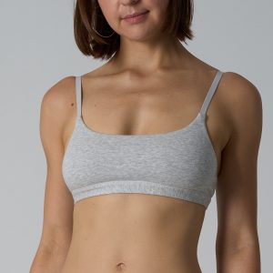 Cotton Scoop Bralette Comfortable Home Underwear Seamless Wireless Soft