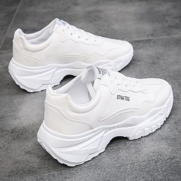 Men's Shoes Fashionable Casual Breathable Height-Enhancing Running Sports Dad Shoes