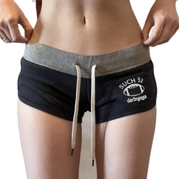 Summer letter print versatile and simple super shorts casual pants